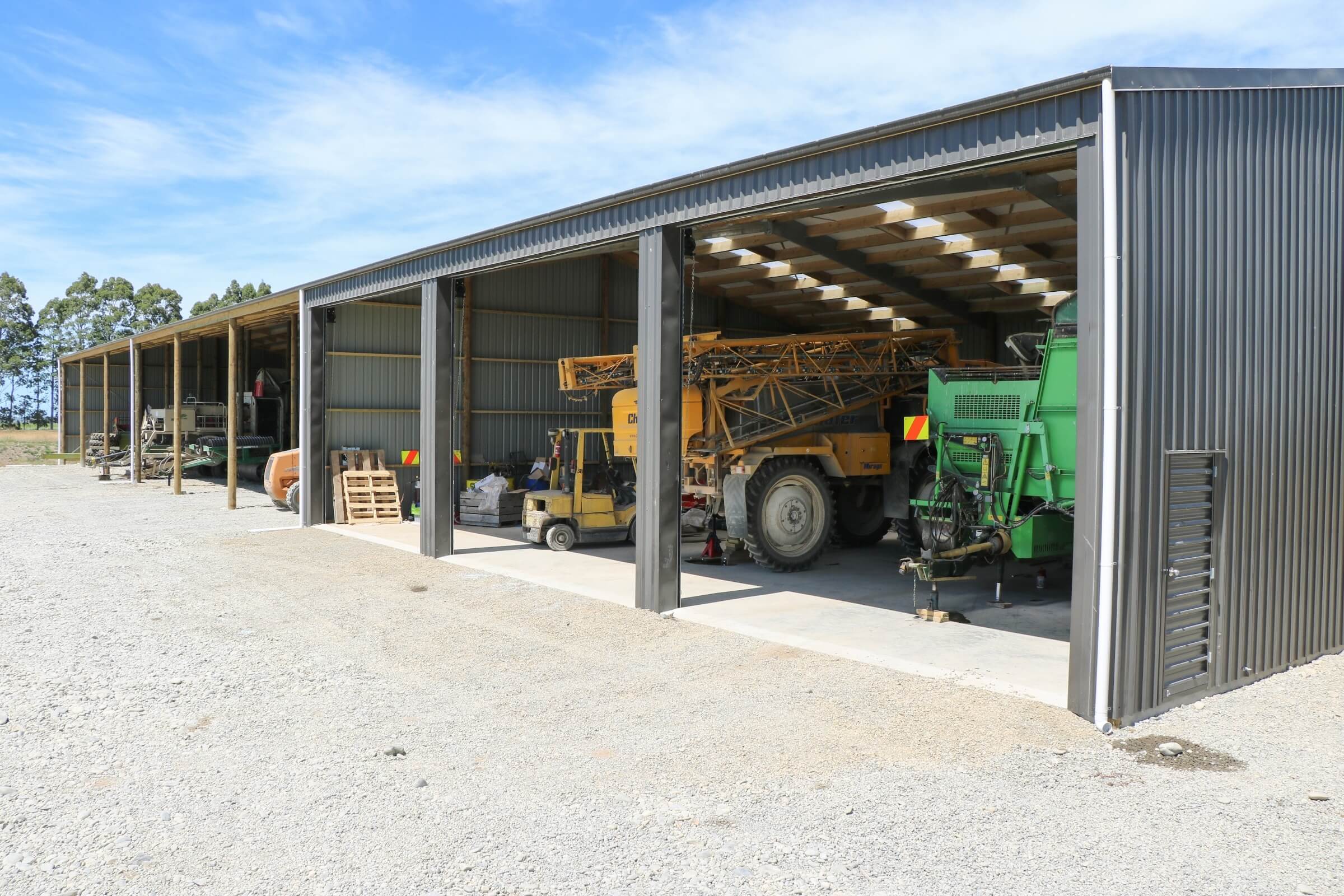 Winter storage shed